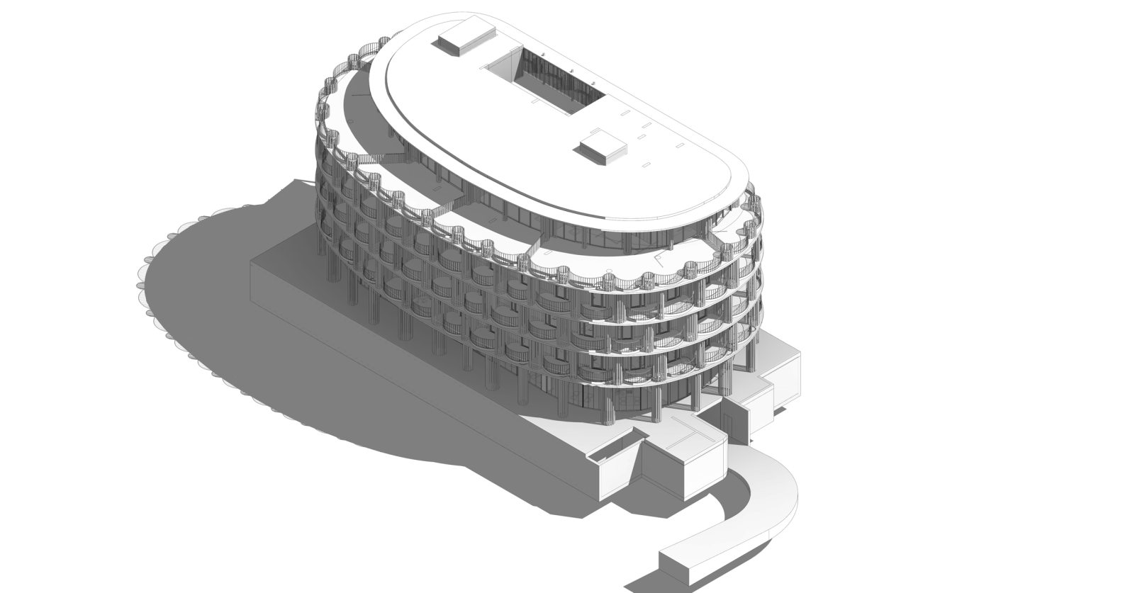 A render of a building